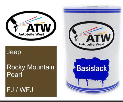 Jeep, Rocky Mountain Pearl, FJ / WFJ: 500ml Lackdose, von ATW Autoteile West.